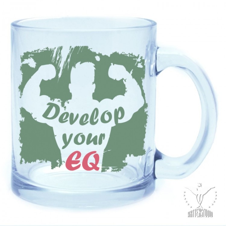 Кружка - стекло "Develop your EQ"